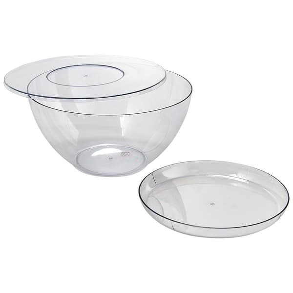 Gourmet Kitchen 7qt. Salad Store & Serve Bowl with Lid - image 