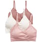 Womens Laura Ashley(R) Seamless Swiss Dot Bralettes - LS6802-3PKS - image 1