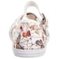 Womens Ashley Blue Mary Jane Floral Canvas Flats - image 4
