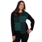 Womens Emaline Feminine Mystique Long Sleeve Color Block Sweater - image 1