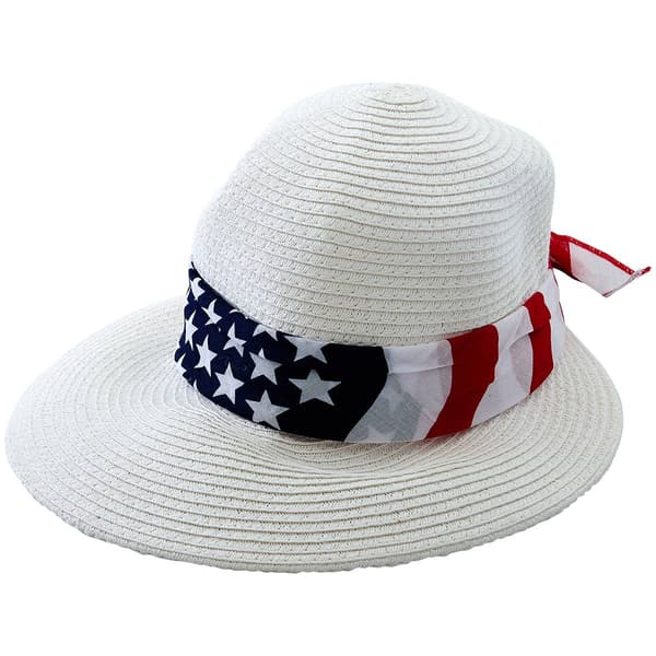 Womens Mad Hatter Americana Framer Hat - image 