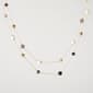 Ashley Cooper(tm) Shiny Gold Necklace with Fireballs and Beads - image 1