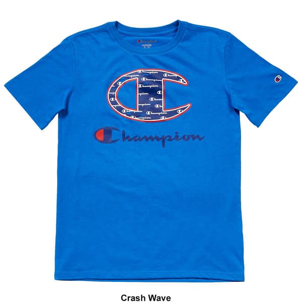Boys &#40;8-20&#41; Champion&#174; Short Sleeve Big C Graphic Tee