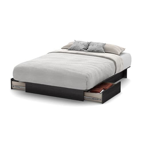 South Shore Step One Full/Queen Platform Bed-Grey