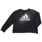 Girls (7-16) adidas(R) Long Sleeve Foil Logo with Stars Boxy Tee - image 1