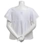 Womens Architect® Short Sleeve Square Neck Button Front Blouse - image 2