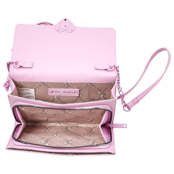 Betsey Johnson Heart Quilted Minibag