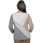 Womens Alfred Dunner Regent Street Studded Color Block Sweater - image 2