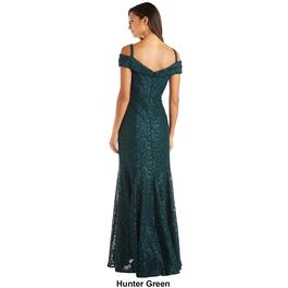 Womens R&M Richards Off The Shoulder Lace A-Line Mermaid Gown