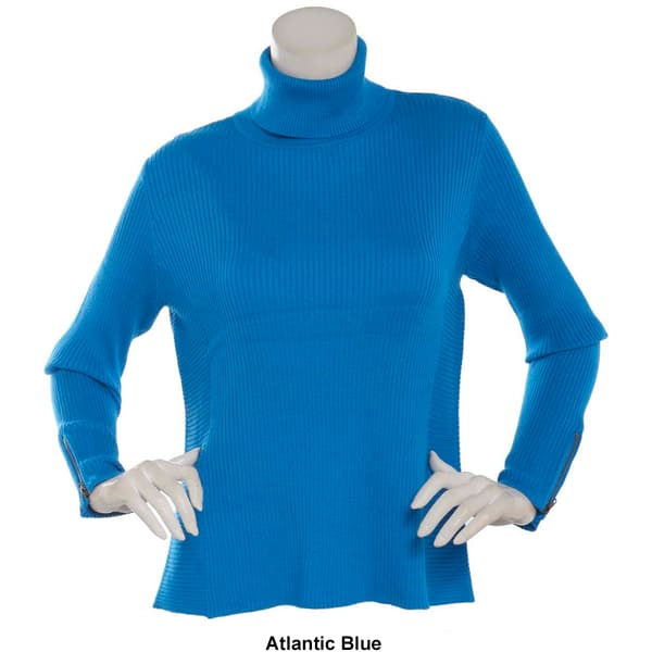 Women Payton & Primrose Long Sleeve Ribbed Pullover