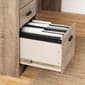South Shore Versa L-Shaped Weathered Oak Desk - image 8