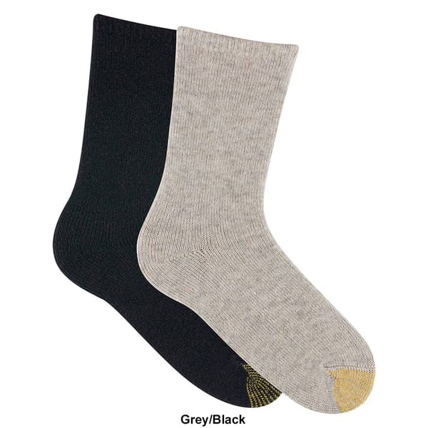 Womens Gold Toe® 2pk. Cozy Crew Socks
