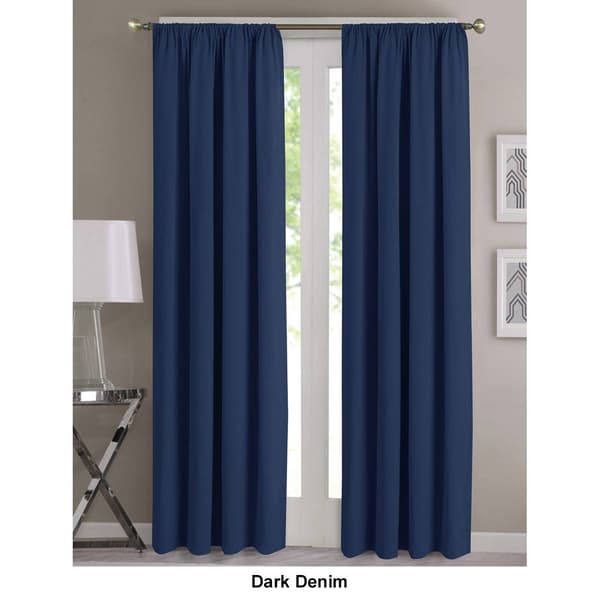 Solid Twill Curtain Panel