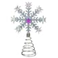 Northlight Seasonal 11in. LED Snowflake Christmas Tree Topper - image 1