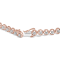 Haus of Brilliance 14kt. Rose Gold Plated Diamond Circle Bracelet - image 2
