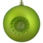 DAK 6ct. Green Retro Reflect or Matte Christmas Ball Ornaments - image 3