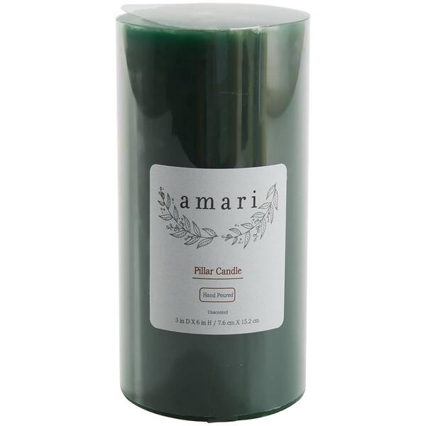 Amari 3x6 Wax Pillar Candle - image 