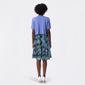 Womens Perceptions Short Sleeve Floral Lace Drape Jacket Dress - image 2