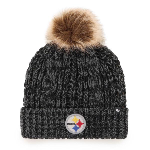 Womens ''47 Brand Pittsburgh Steelers Meeko Cuff Knit Hat - image 