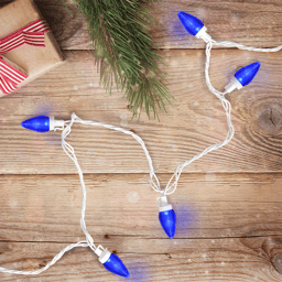 Northlight 16ft. Blue LED C7 Christmas Lights