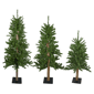 Northlight Slim Alpine Artificial Christmas Trees - Set of 3 - image 1
