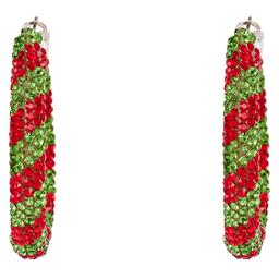 Holiday-Inspired Hoop Earrings