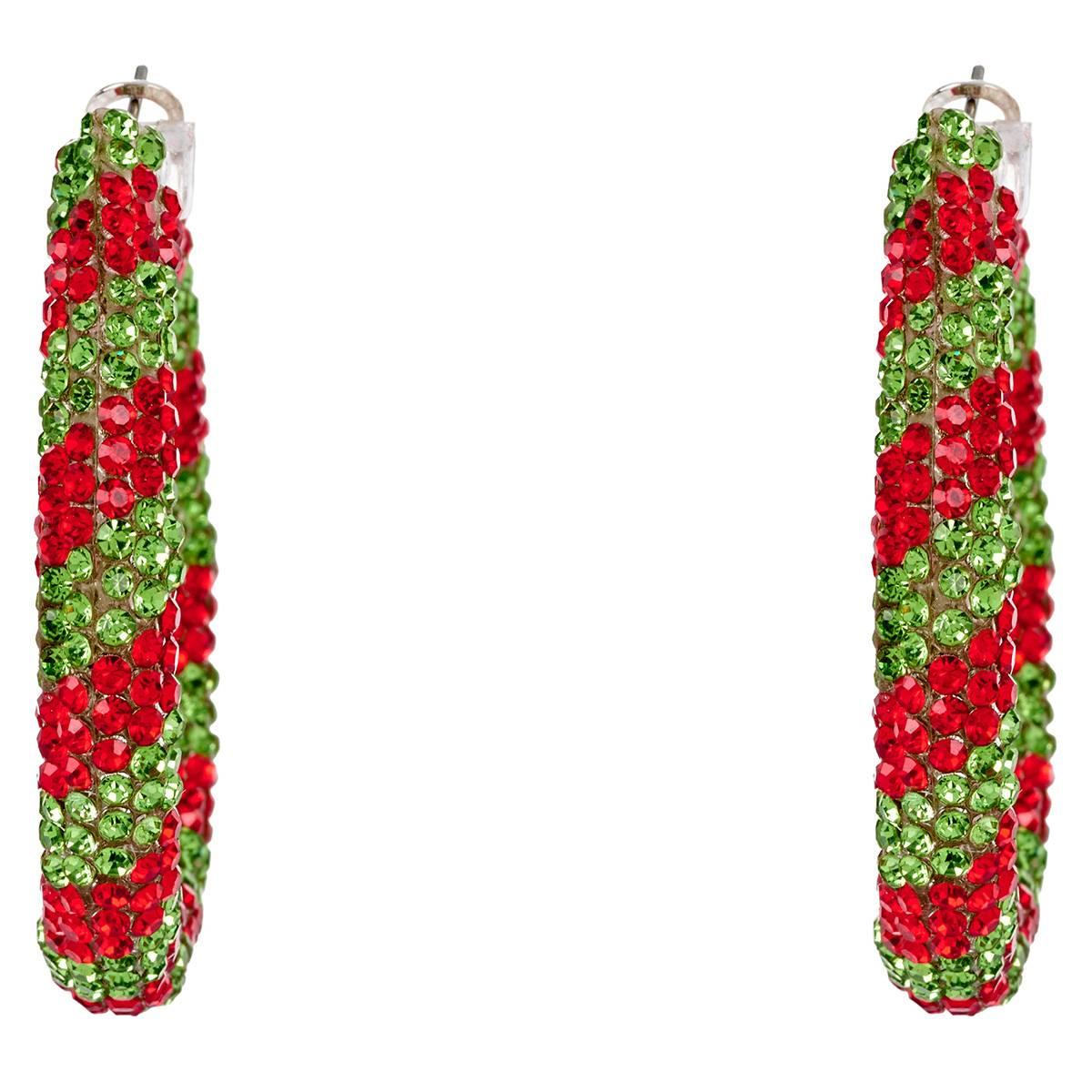 Holiday-Inspired Hoop Earrings