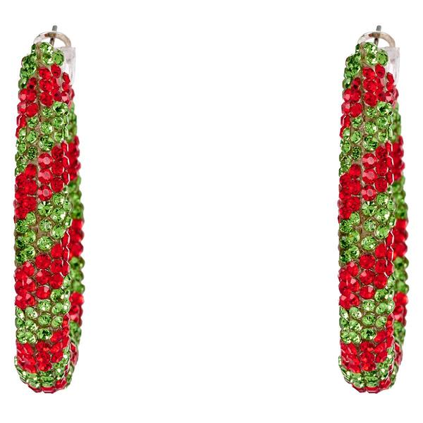 Holiday-Inspired Hoop Earrings