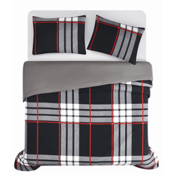 Truly Soft Danbury Plaid 3pc. Reversible Comforter Set