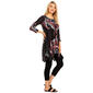 Womens White Mark Paisley & Leopard Print Marlene Tunic - image 1