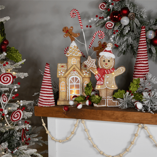 Northlight LED Christmas Gingerbread House with Icing Accents