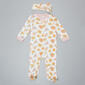 Baby Girl &#40;NB-9M&#41; Chick Pea&#40;R&#41; 2pc. Sunflower Footie & Headband - image 1