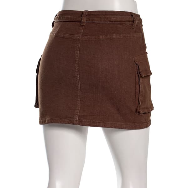 Juniors Love Tree Tie Front Cargo Skirt
