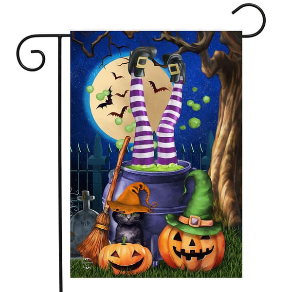 Briarwood Lane Witches Brew Garden Flag - image 