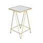 9th & Pike® Gold Metal Contemporary Accent Table - Set of 2 - image 2