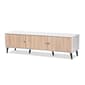 Baxton Studio Bastien 6 Shelf TV Stand - image 4