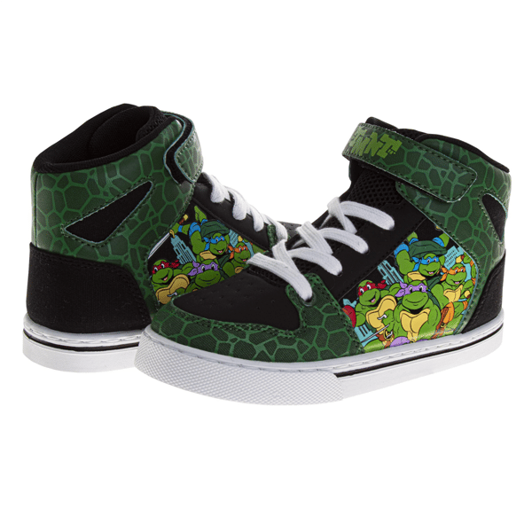 Big Boys Teenage Mutant Ninja Turtles Vintage High Top Sneakers