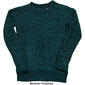 Girls &#40;7-16&#41; Pink Rose Shiny Chenille Sweater w/ Lace Up Back - image 3