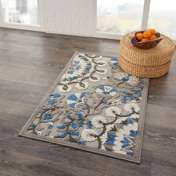 Nourison Aloha Twisted Vines Contemporary Indoor/Outdoor Area Rug