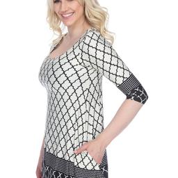 Womens White Mark Aicha Tunic