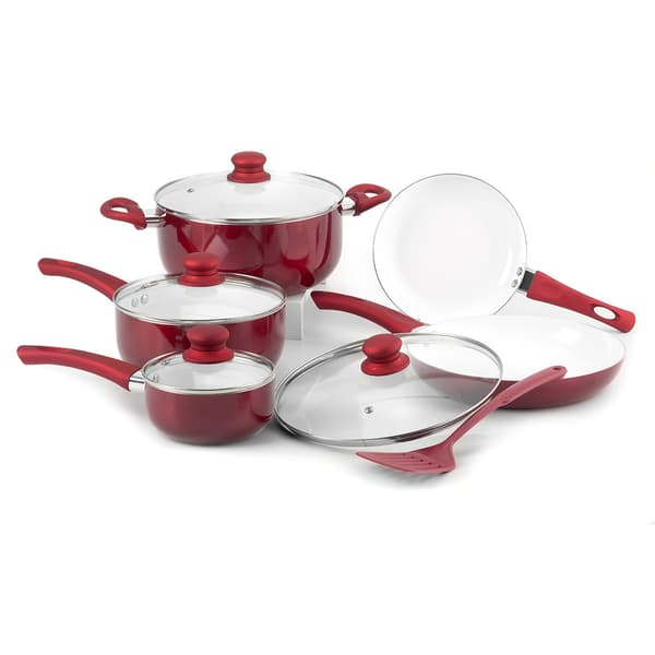 Healthy Living 10pc. Non-Stick Ceramic Cookware Set