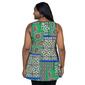 Plus Size 24/7 Comfort Apparel Geometric Scoop Neck Tank Top - image 3