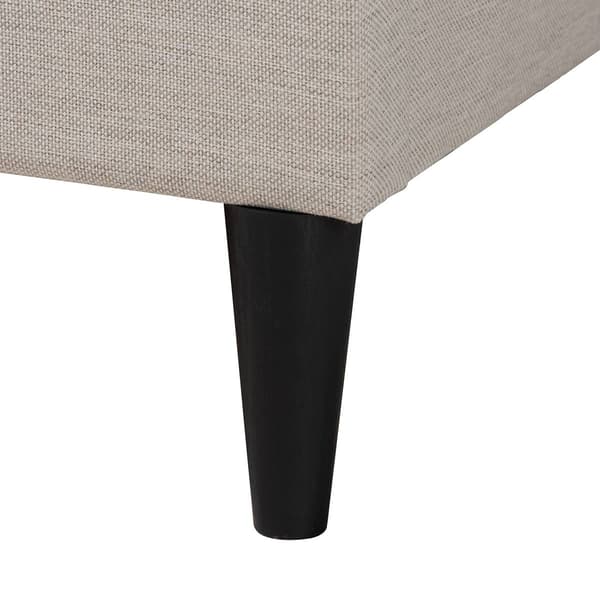 Baxton Studio Casol Modern Fabric Upholstered Queen Platform Bed