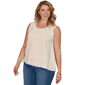 Plus Size Ruby Rd. Renaissance Romance Crochet Front Tank Top - image 2