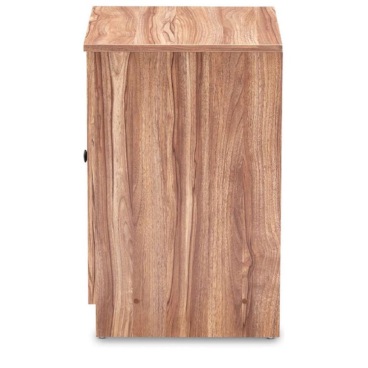 Baxton Studio Valina 2 Door Shoe Storage Bench with Cabinet
