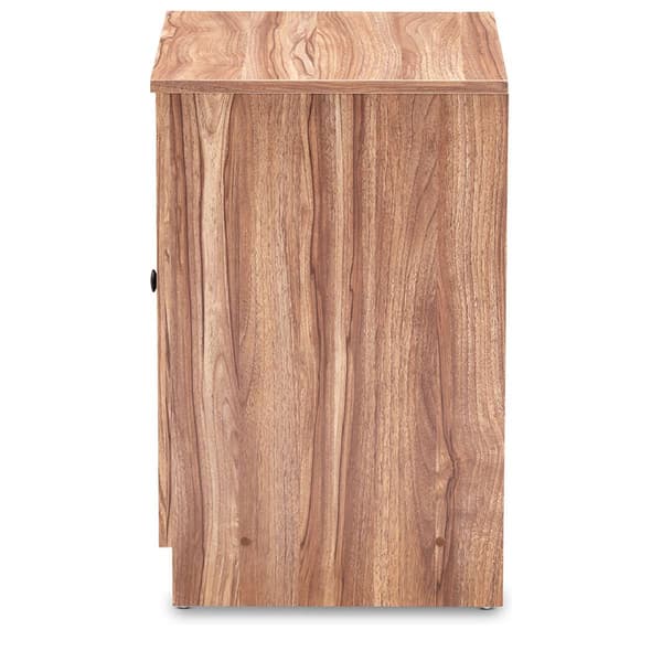 Baxton Studio Valina 2 Door Shoe Storage Bench with Cabinet