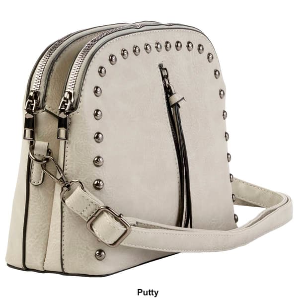 Sam & Hadley Large Studded Dome Crossbody