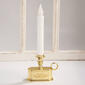 Battery Operated Gold Flameless LED Candle with Timer - image 1