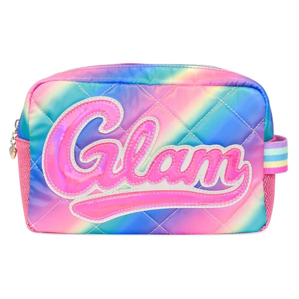 OMG Accessories Glam Ombre Quilted Travel Pouch - image 