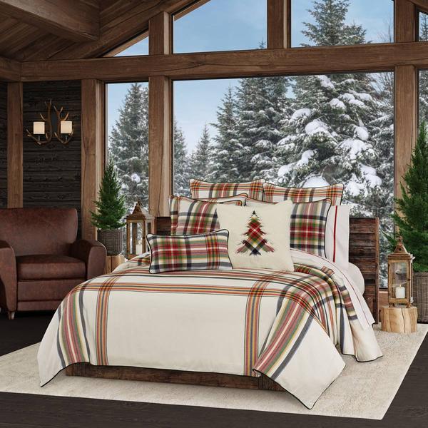 J. Queen New York Christopher Plaid Euro Sham